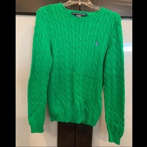 Ralph Lauren Polo sweater- beautiful green